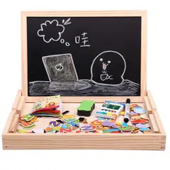 GENERICO - Pizarra Magnetica Para Aprender y Jugar Doble Didactica