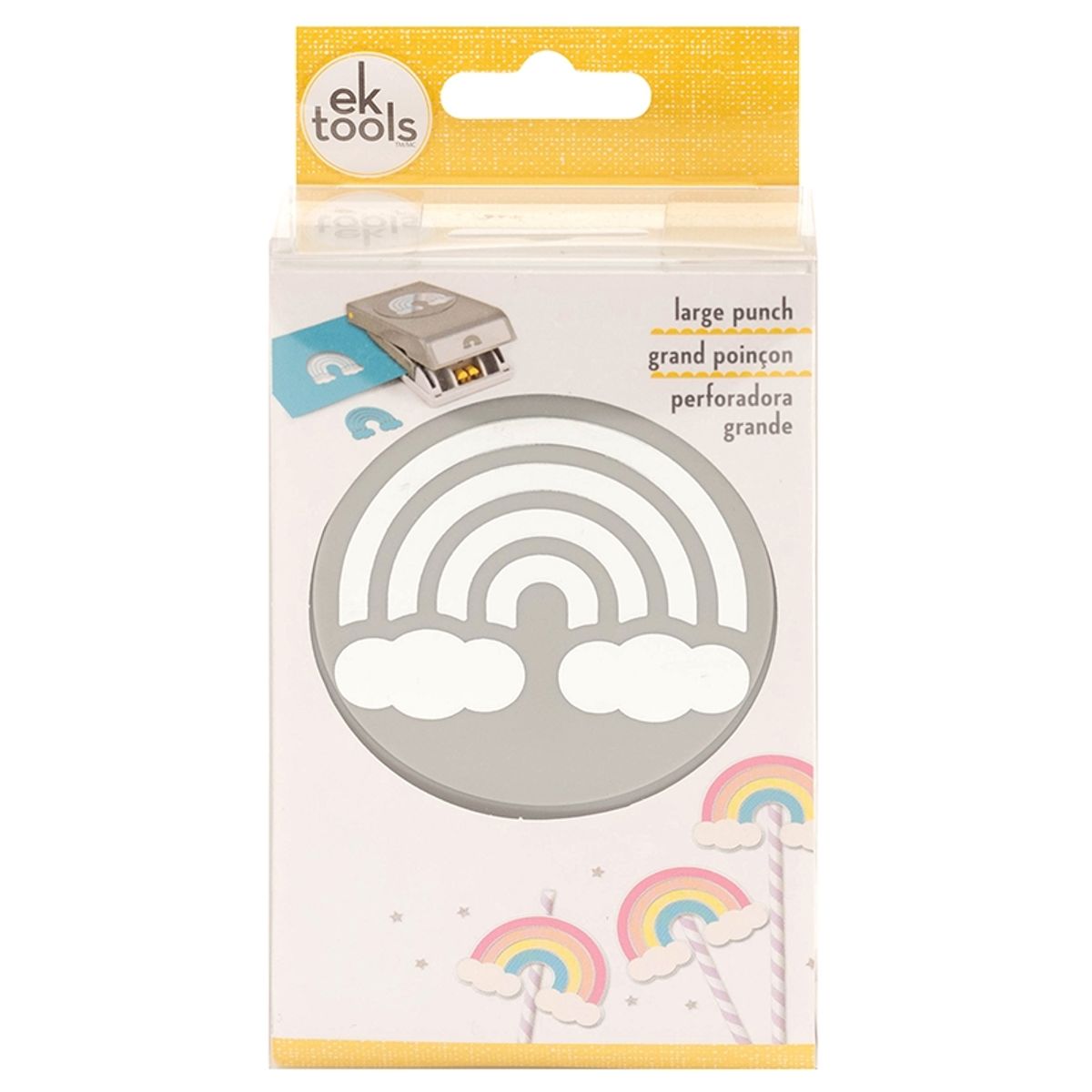 AMERICAN CRAFTS - EK Success - EK Tools - Large Punch - Rainbow