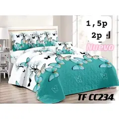 ANGELES DEL HOGAR - Cubrecama Quilt De Verano King
