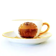 GENERICO - Taza de espresso Dancing Fairies 24 quilates Gloria Bavaria