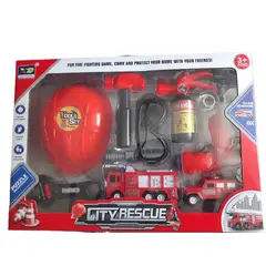 GENERICO - Juguete set de bomberos completo
