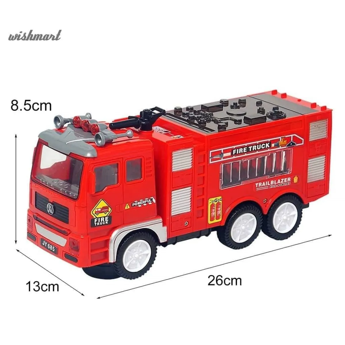 GENERICO - Juguete Camión de Bombero Con sonido y luces