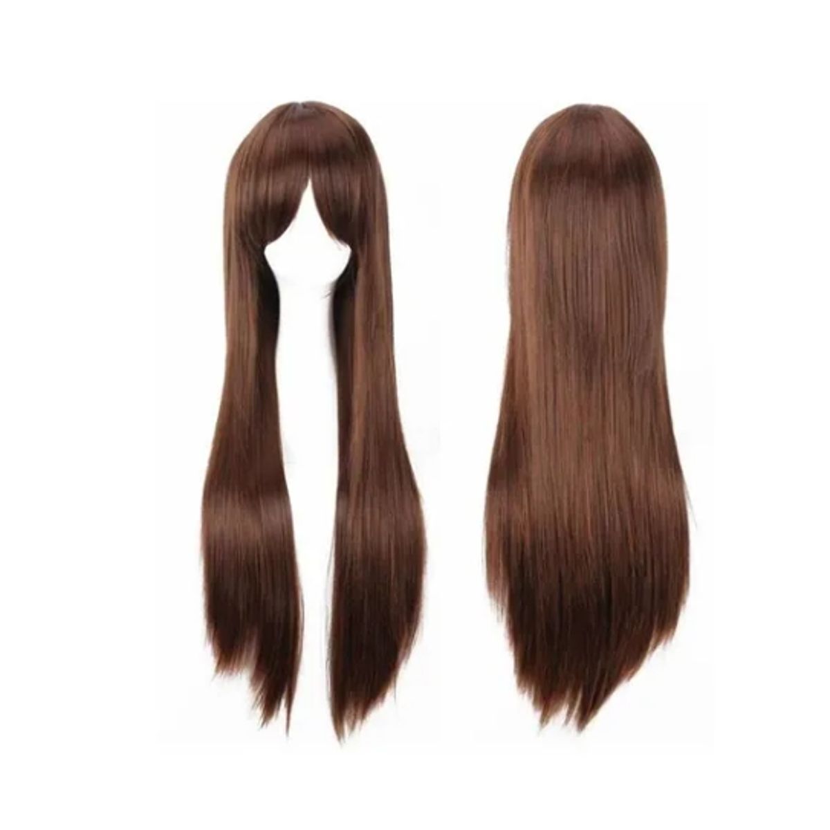 GENERICO - Peluca Larga Lisa Rojizo Tonos Muy Naturales Rojizo 233