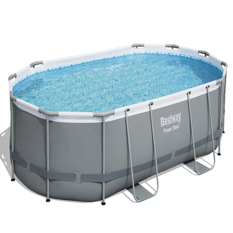 BESTWAY - Piscina Bestway Ovalada Filtro + Accesorios 4.88X3.50X1.07M