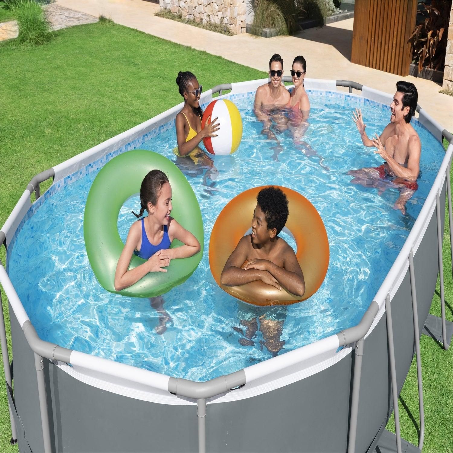 F-101 OVAL SECRET オーバル PSA9 SEC BESTWAY Piscina Bestway Ovalada Filtro + Accesorios 488X350X107M