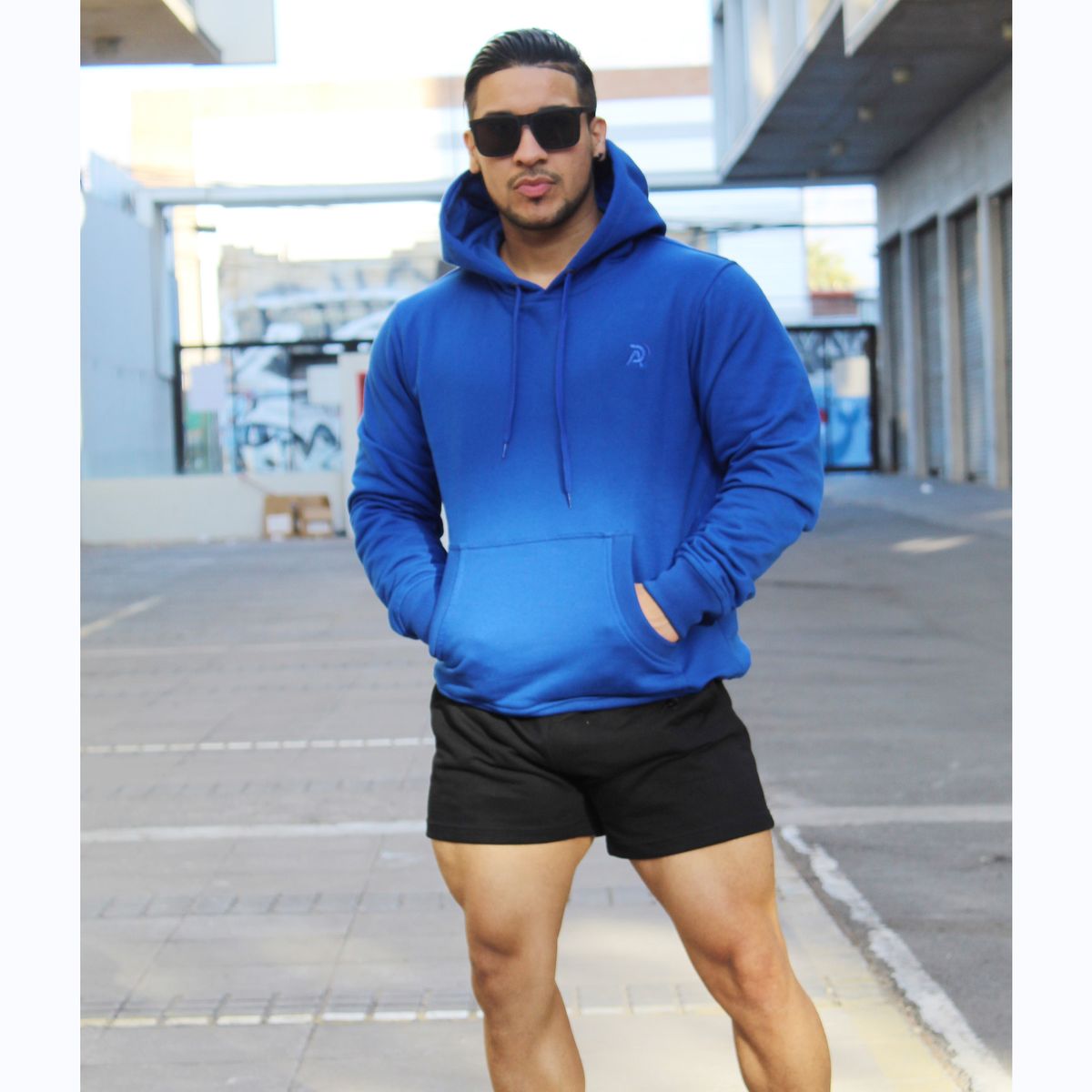 ADEMAN - Poleron Canguro Arres Azul