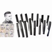Set De 15 Peinetas Carbon Profesionales Peluquería O Barbería