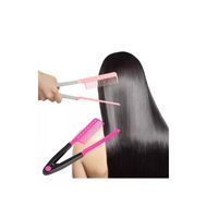Peine Alisador Plástico Alisado De Keratina Fucsia