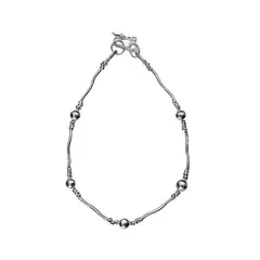 AMKALE - Pulsera de Plata con bolitas
