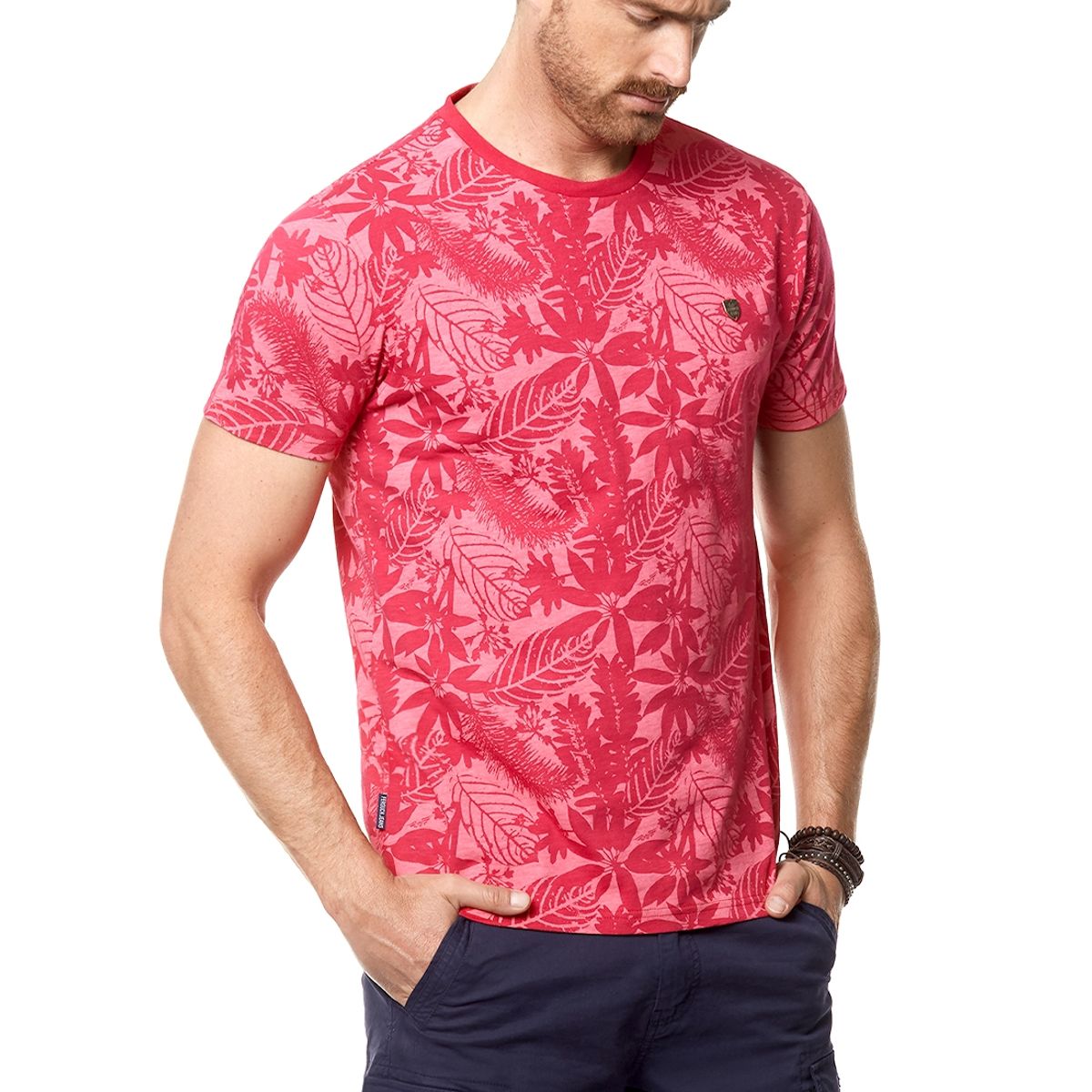 FEROUCH - Polera North Carolina Bordeaux Rojo Ferouch