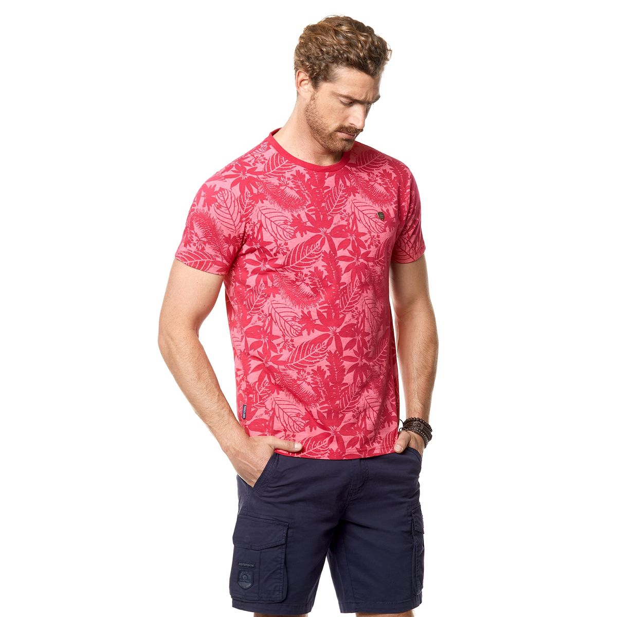 FEROUCH - Polera North Carolina Bordeaux Rojo Ferouch