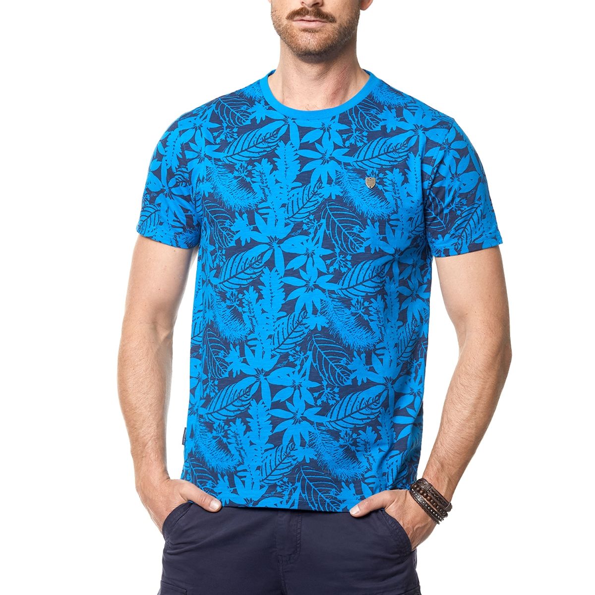 FEROUCH - Polera North Carolina Azul Ferouch