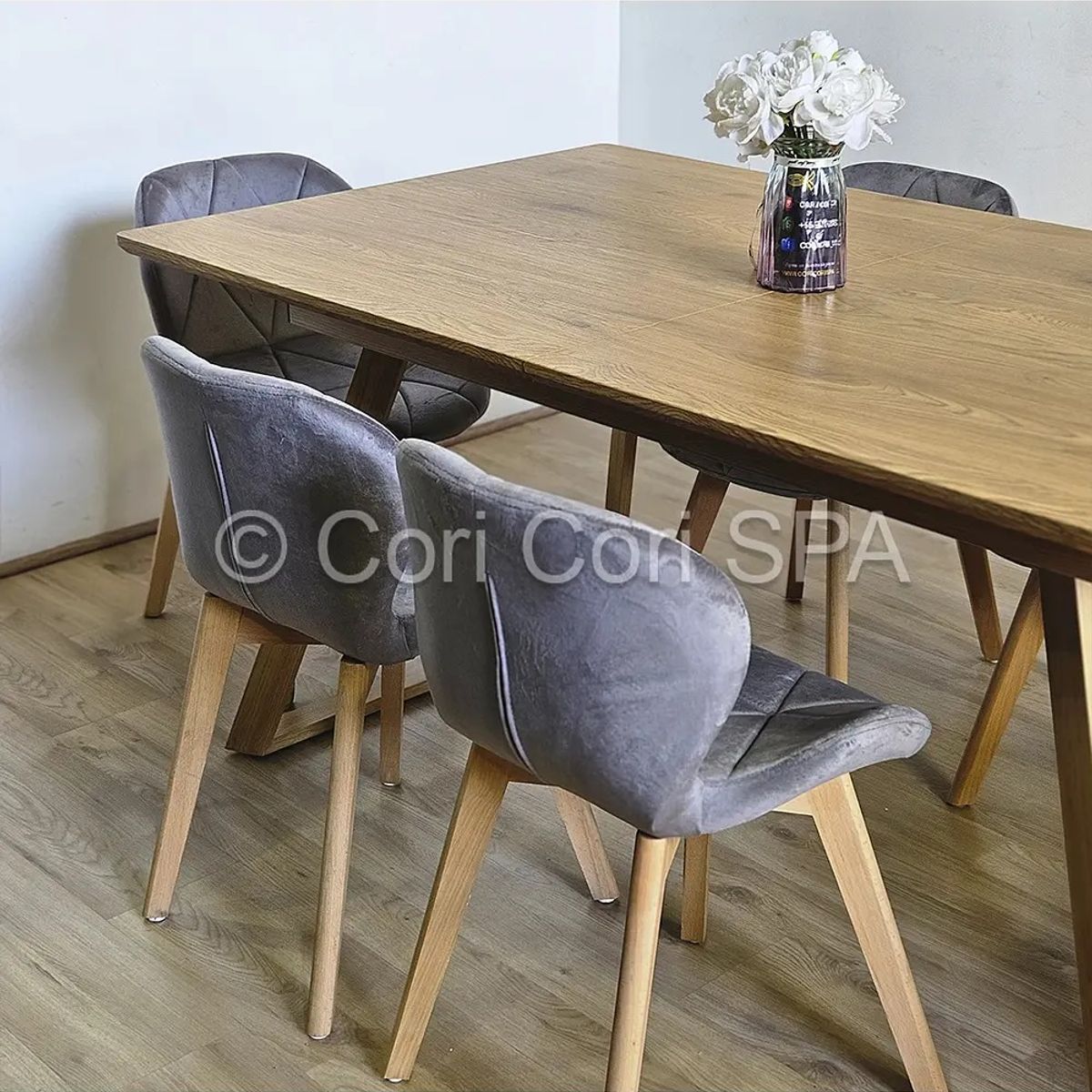 CORI CORI - Silla Mariposa Velvet Gris