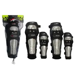 GENERICO - Set de rodilleras y coderas para motos y deportes extremos