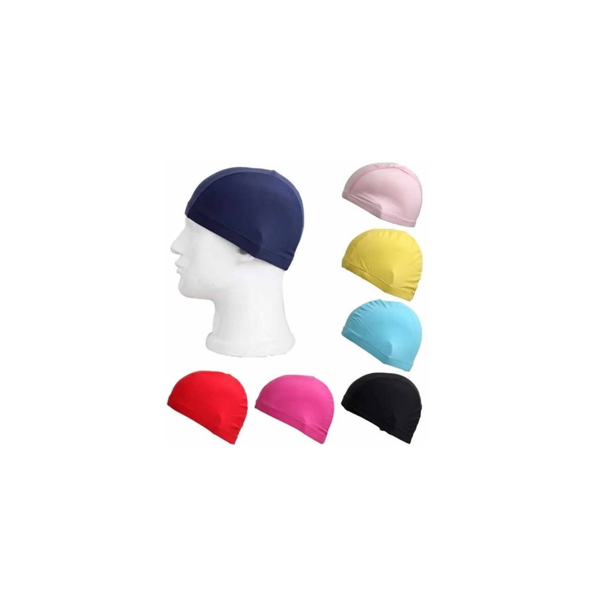 GENERICO - Gorro de Natacion Lycra Adulto - Rosa