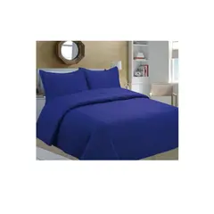 ANNGEBUT - Cubrecama Verano Color Azul Rey 1,5 Plazas