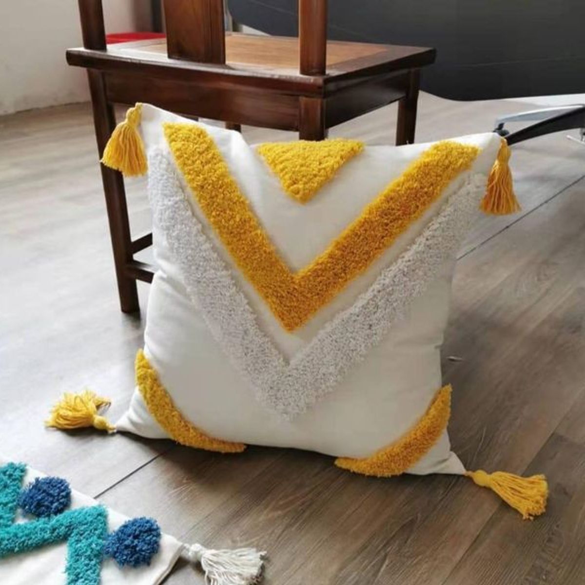 GENERICO - Funda de cojín Nórdica Pack dos Color Mostaza FC12