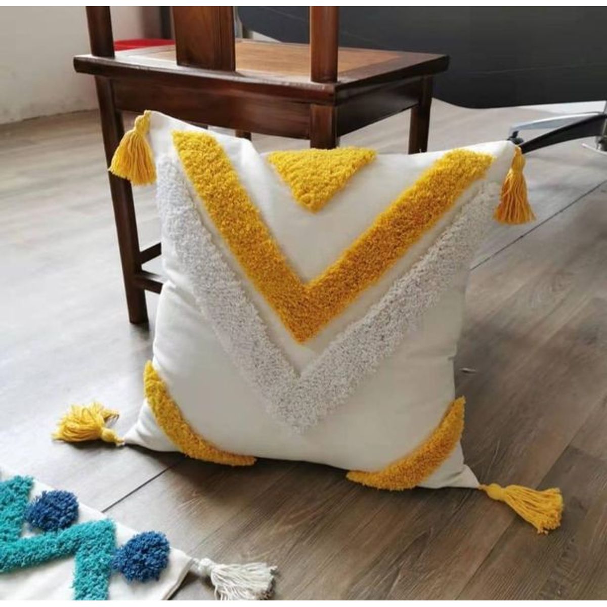 GENERICO - Funda de cojín Nórdica Pack dos Color Mostaza FC12