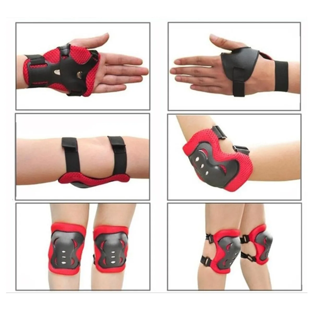 GENERICO - Rodilleras coderas y cubre manos para niños