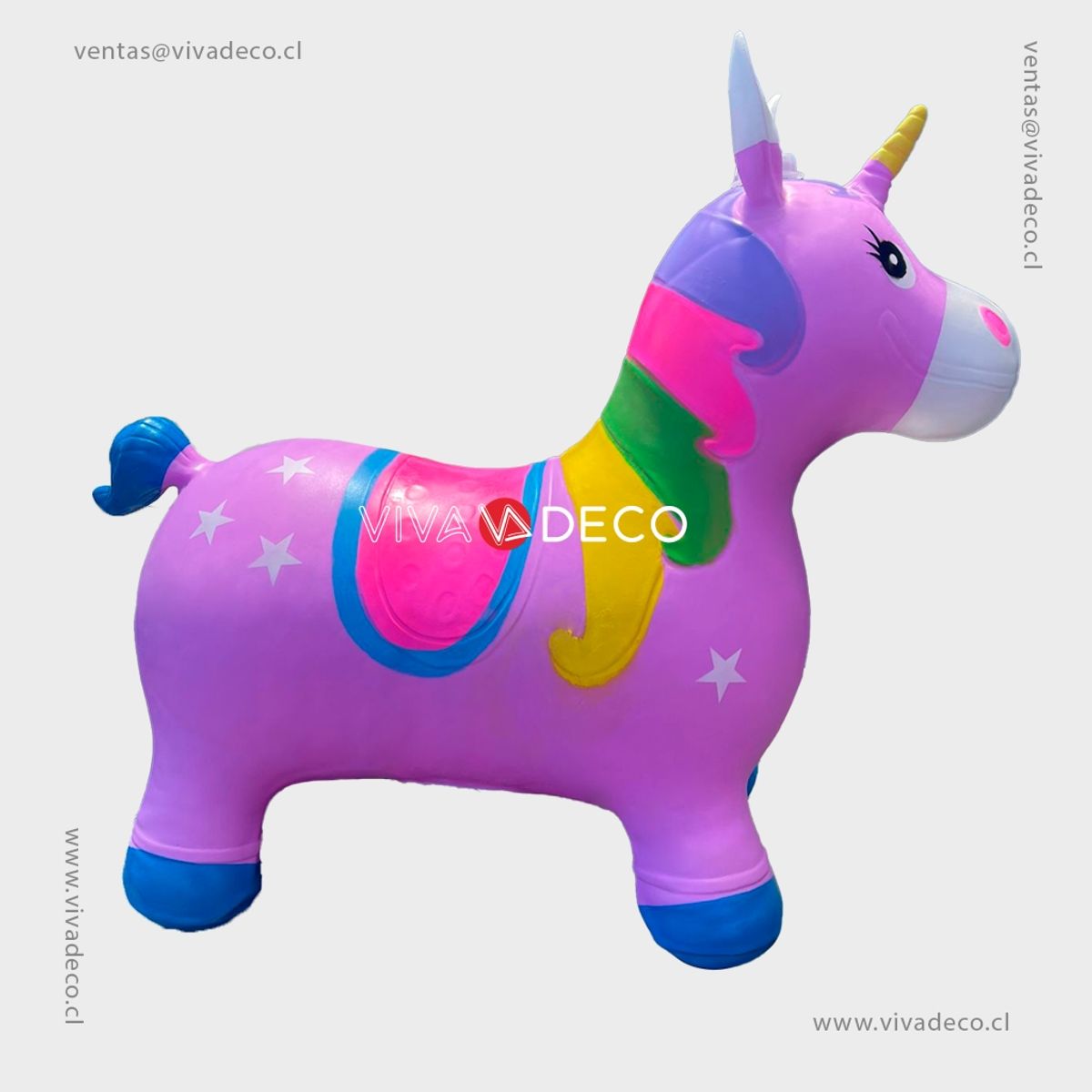 UNIVERSAL - Pony Unicornio Saltarín - Incluye Luz y Sonido