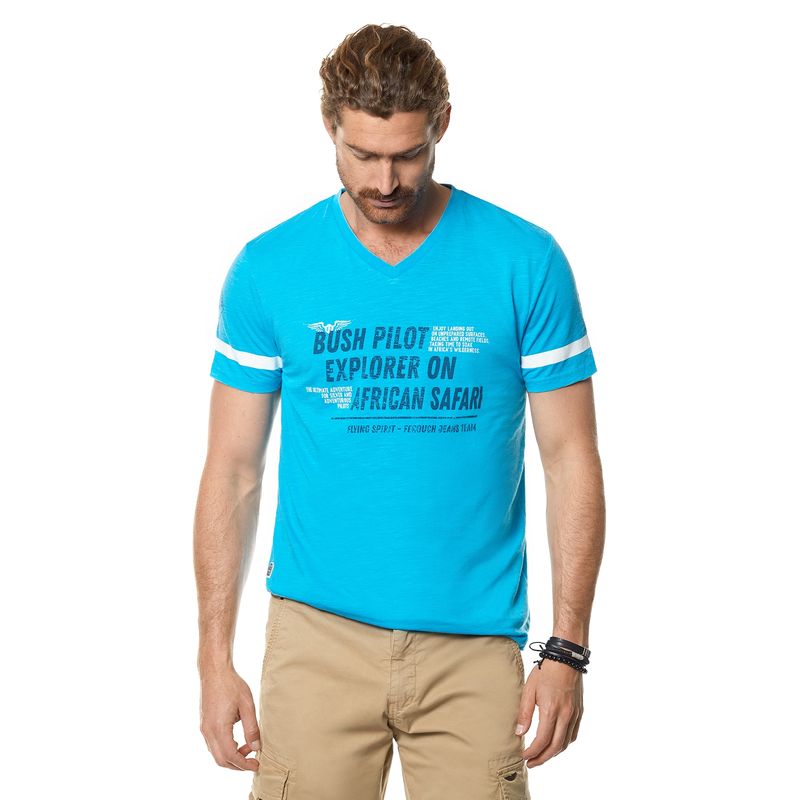 FEROUCH - Polera Malibú Azul Ferouch