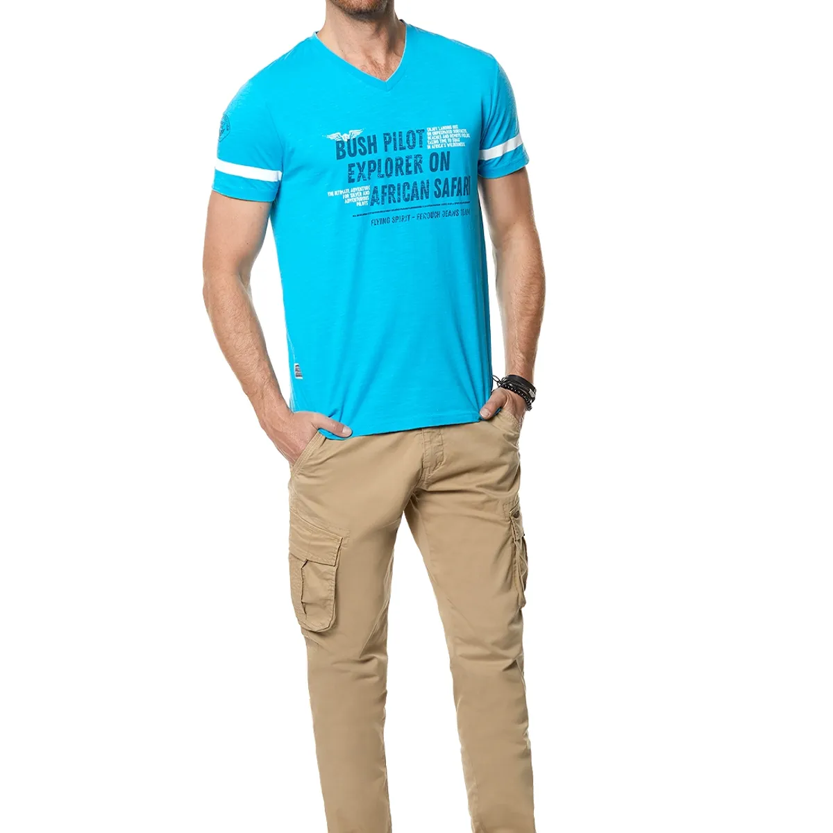 FEROUCH - Polera Malibú Azul Ferouch