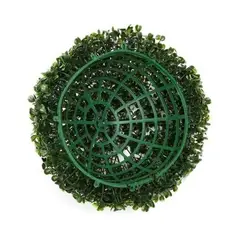 GENERICO - Pack 2 Semi Esfera Artificial Arbusto 23cm
