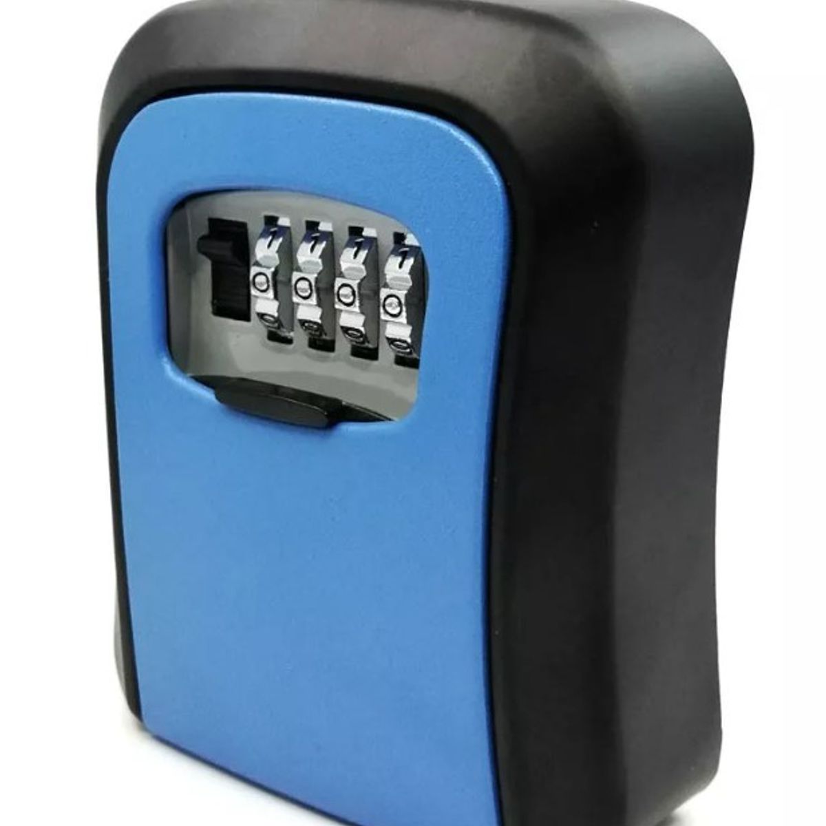 GENERICO - Mini Caja De Seguridad Con Combinación Para Llaves - Azul