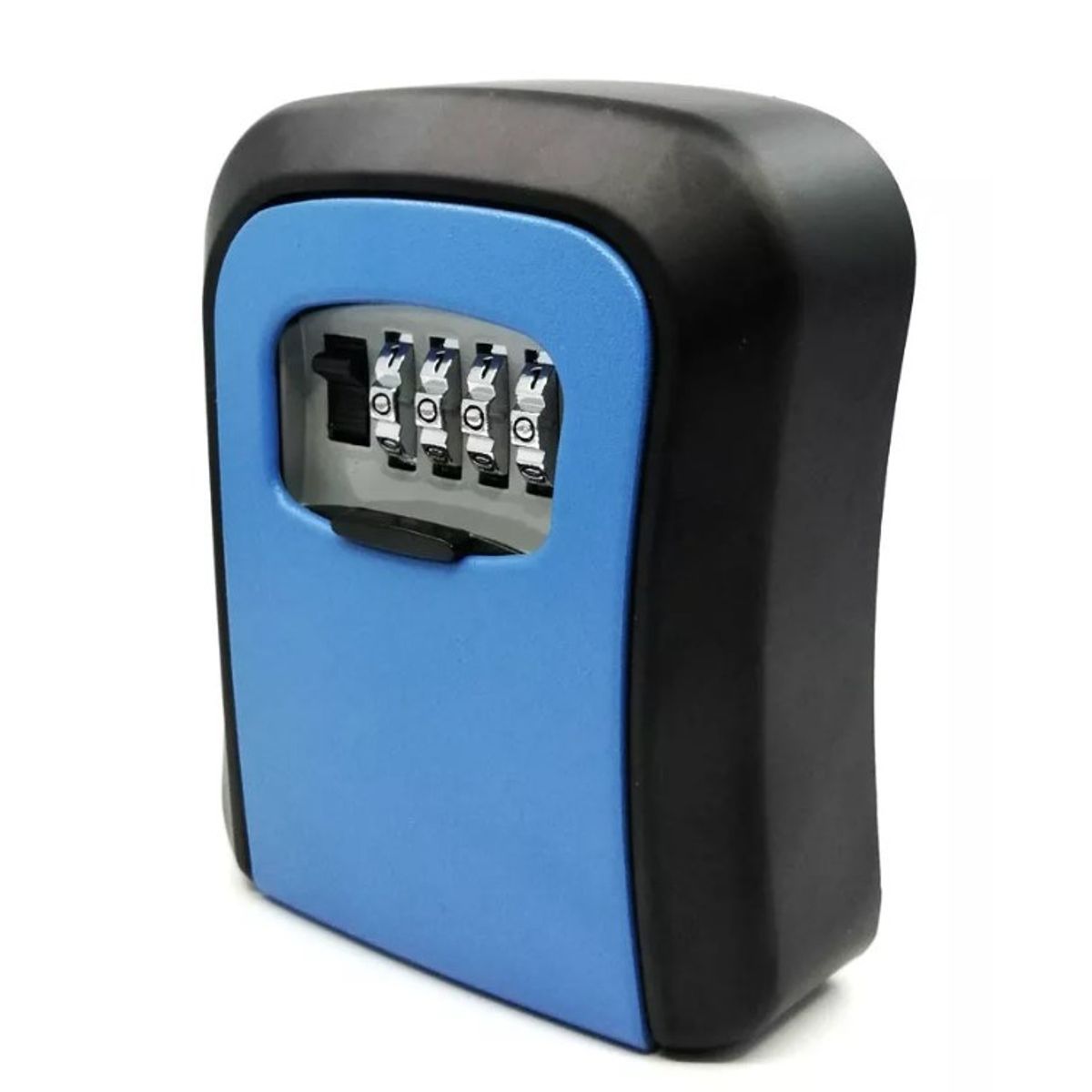 GENERICO - Mini Caja De Seguridad Con Combinación Para Llaves - Azul