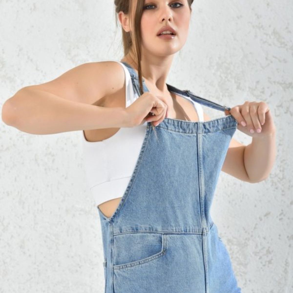 MROTTO - Jardinera Denim Mujer