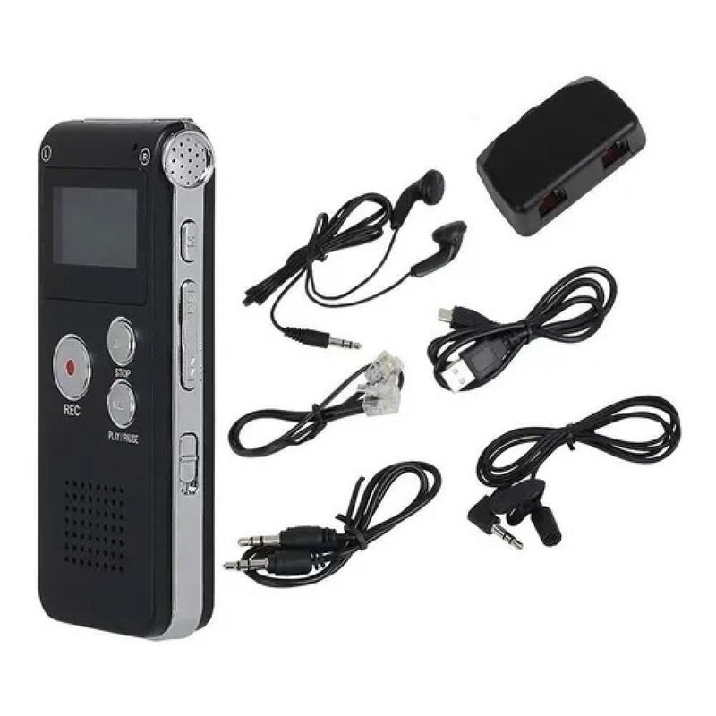 GENERICO - Grabador De Voz Digital Portátil Portátil 8gb Mp3 240029
