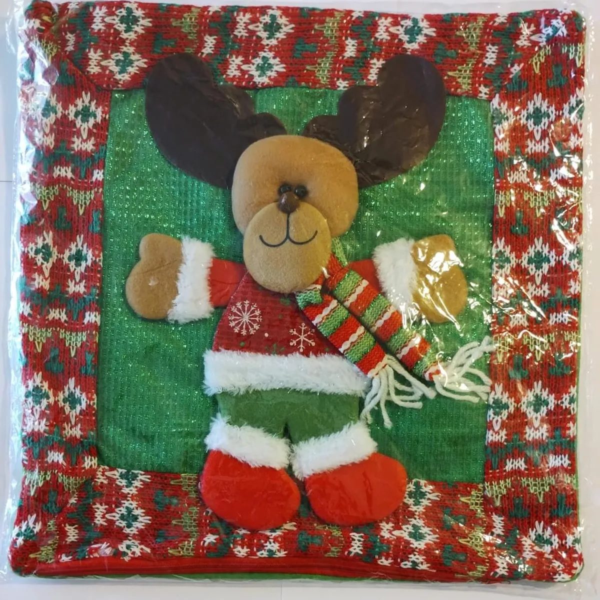 GENERICO - Funda Para Cojin de Navidad con Relive