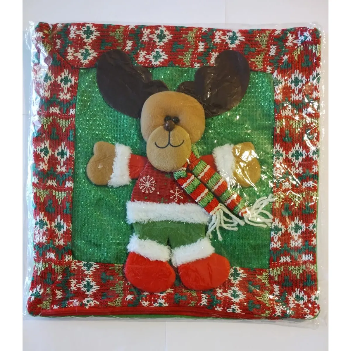 GENERICO - Funda Para Cojin de Navidad con Relive