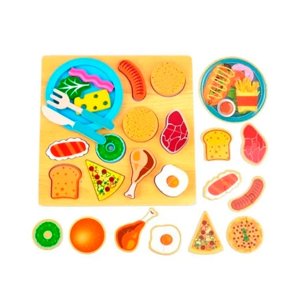 GENERICO - Juguete Cocina De Madera Corta Fruta