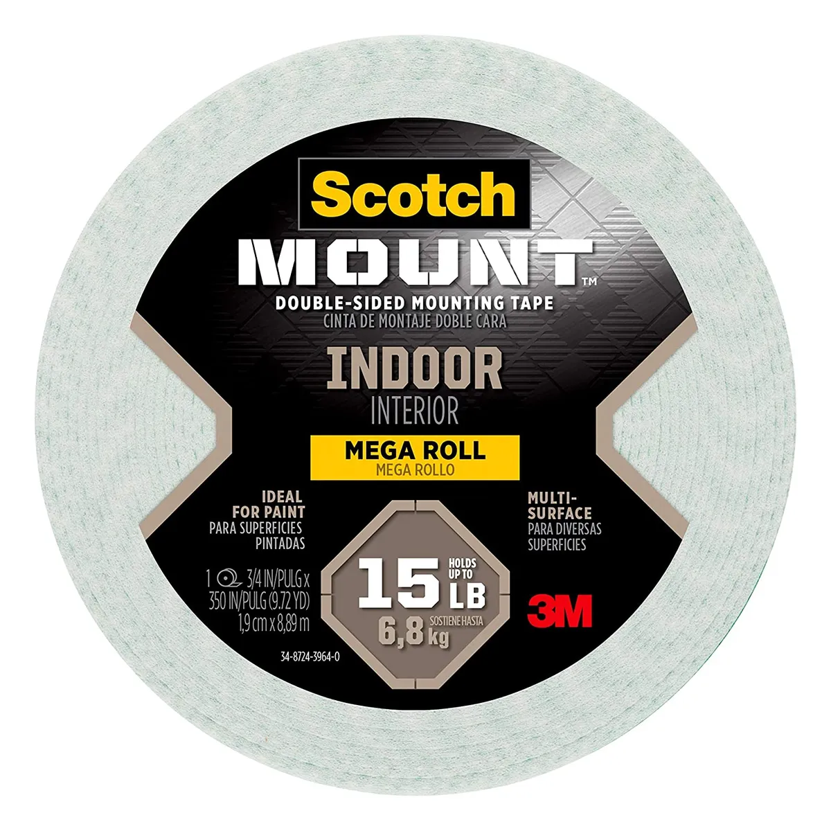 Cinta Adhesiva De Montaje Para Interiores 13MMX2M 3M, marca 3M - Foto Principal
