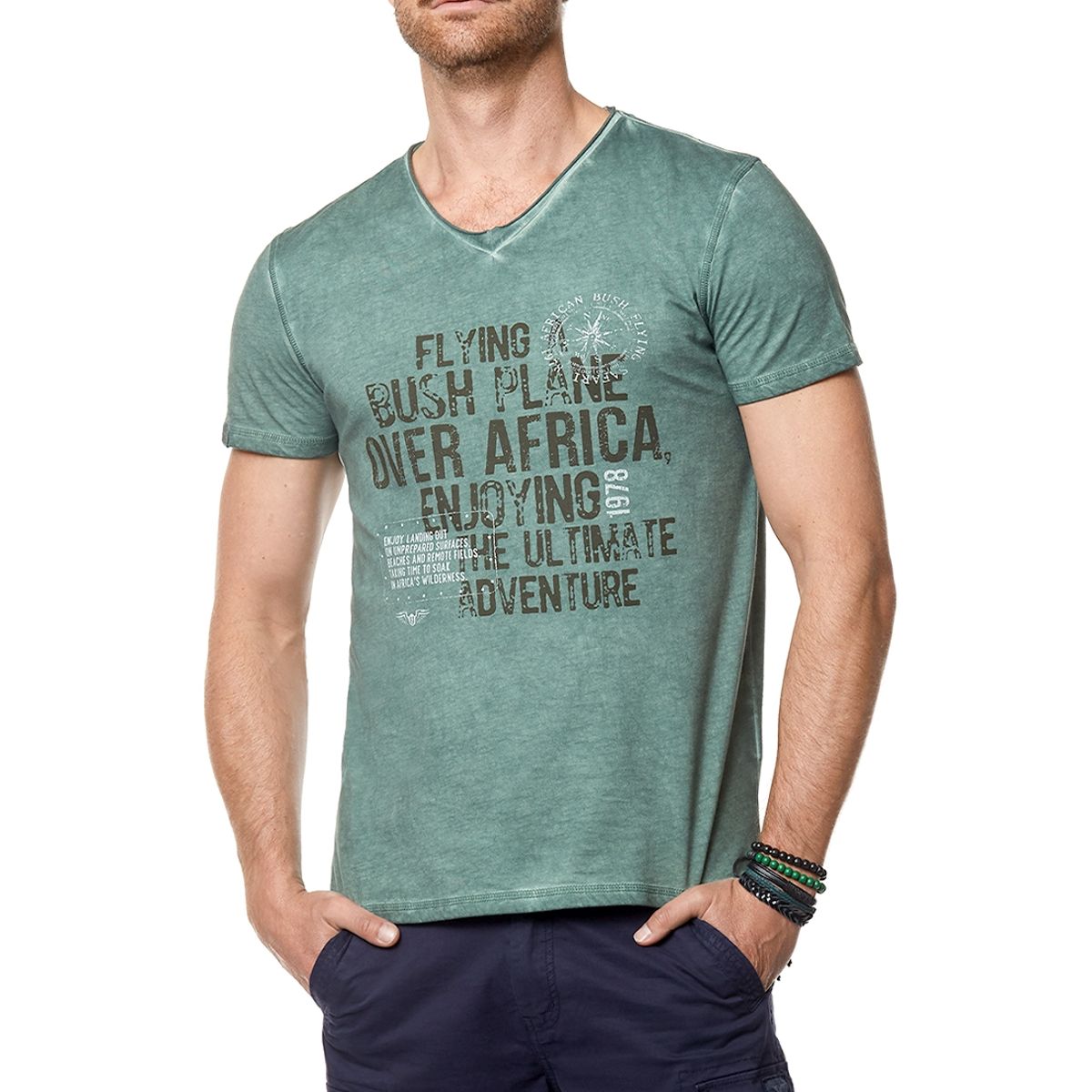 FEROUCH - Polera Santa Bárbara Verde Ferouch