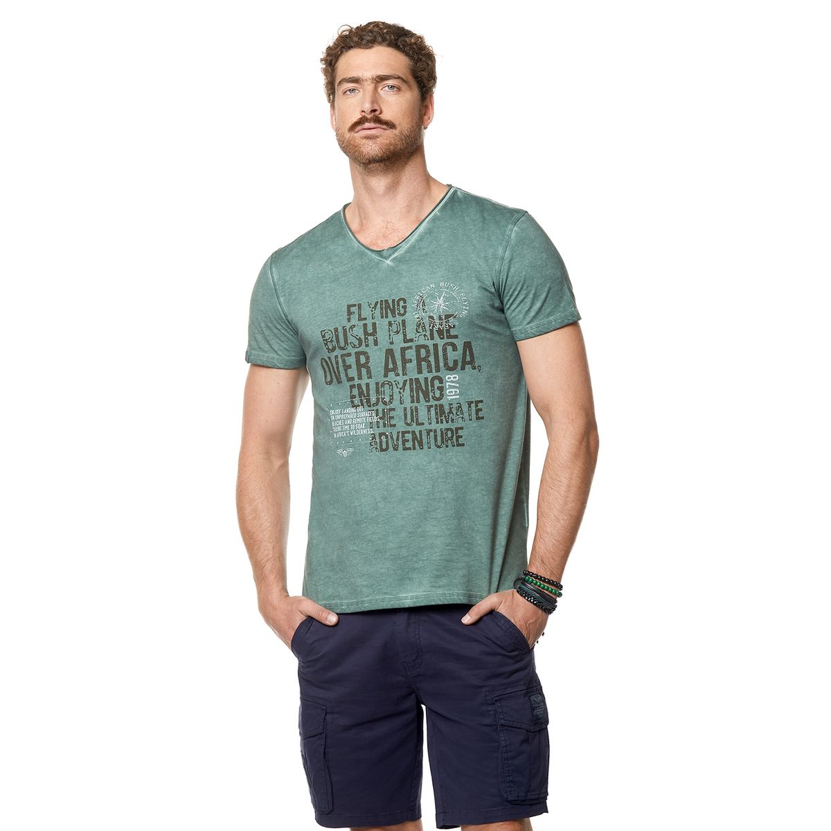 FEROUCH - Polera Santa Bárbara Verde Ferouch