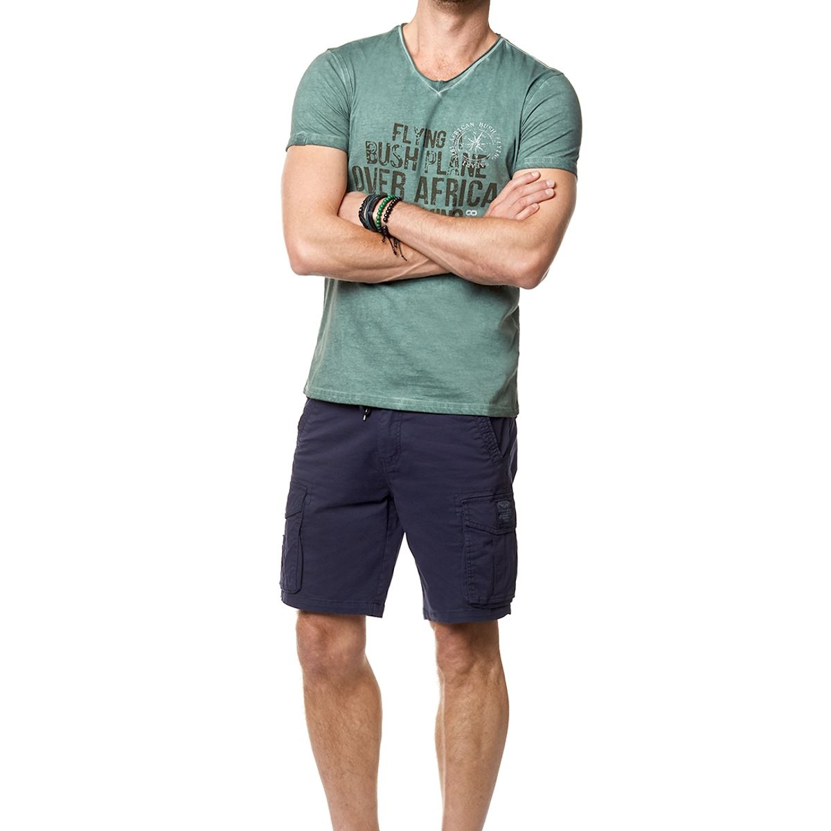 FEROUCH - Polera Santa Bárbara Verde Ferouch
