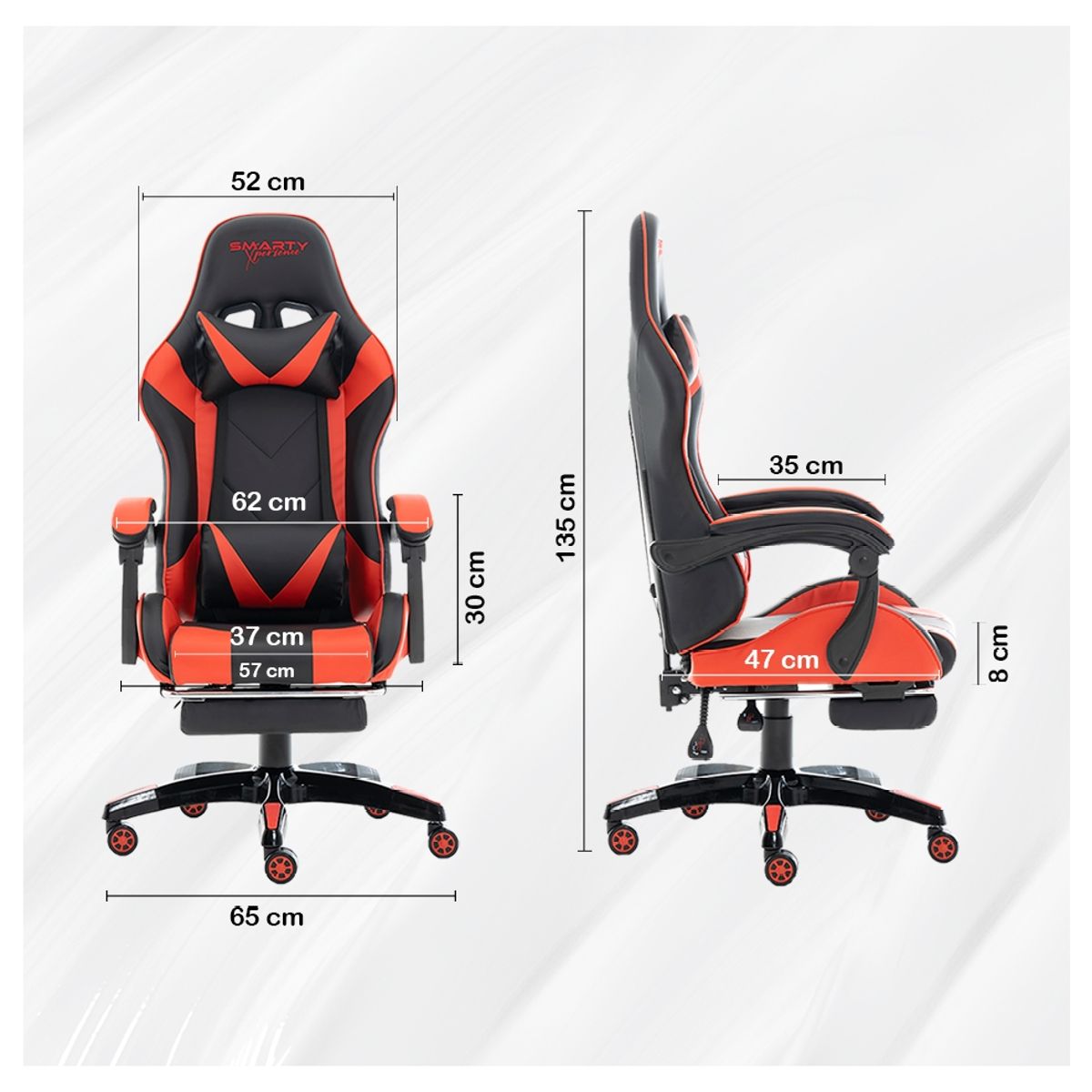 SMARTY XPERIENCE - Silla Gamer Smarty Xperience Red