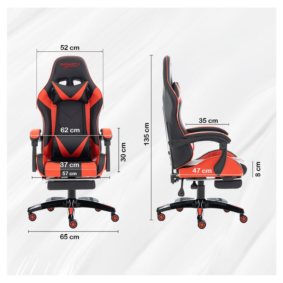 SMARTY XPERIENCE - Silla Gamer Smarty Xperience Red