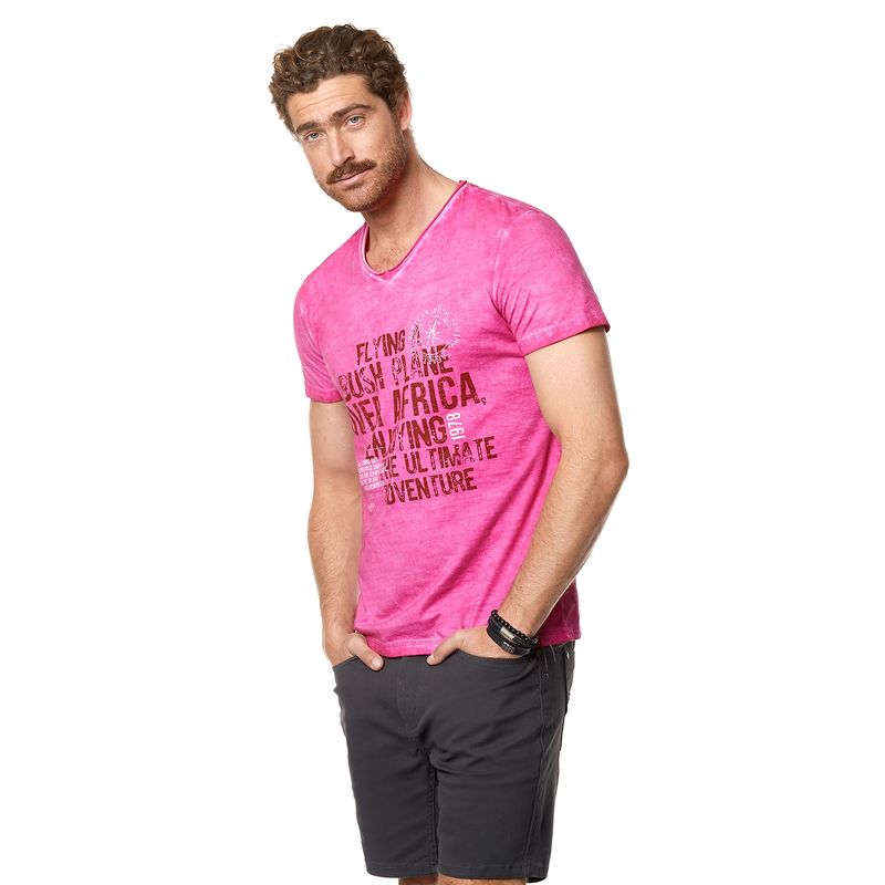 FEROUCH - Polera Santa Bárbara Rosado Ferouch
