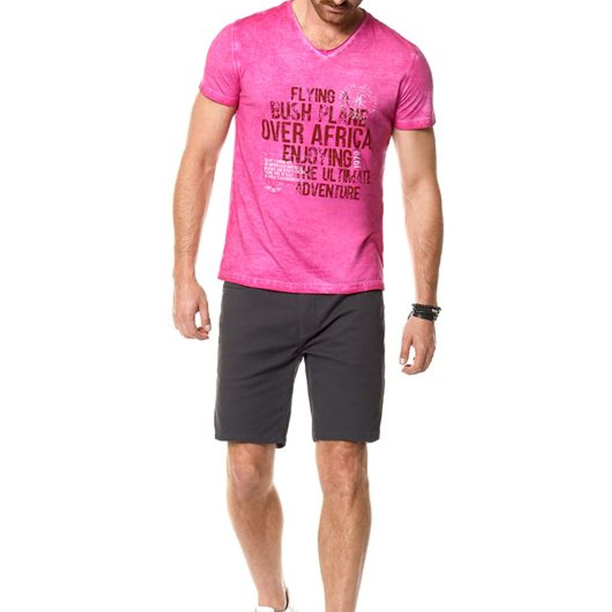 FEROUCH - Polera Santa Bárbara Rosado Ferouch