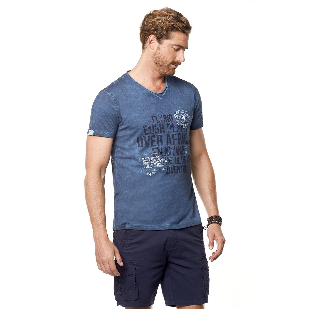 FEROUCH - Polera Santa Bárbara Azul Ferouch
