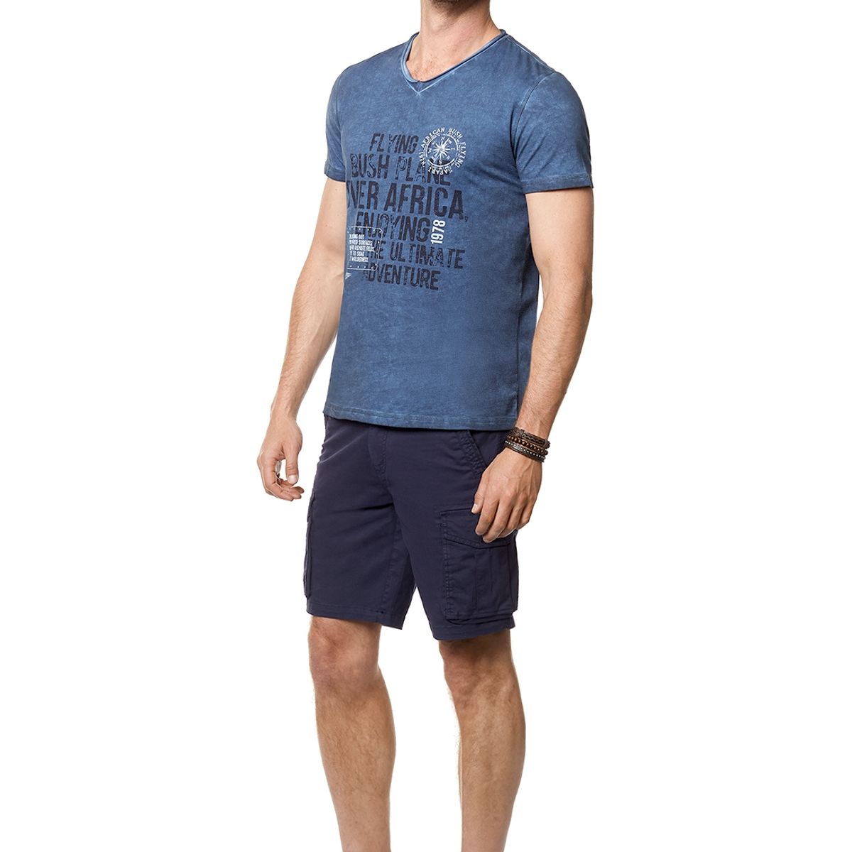 FEROUCH - Polera Santa Bárbara Azul Ferouch