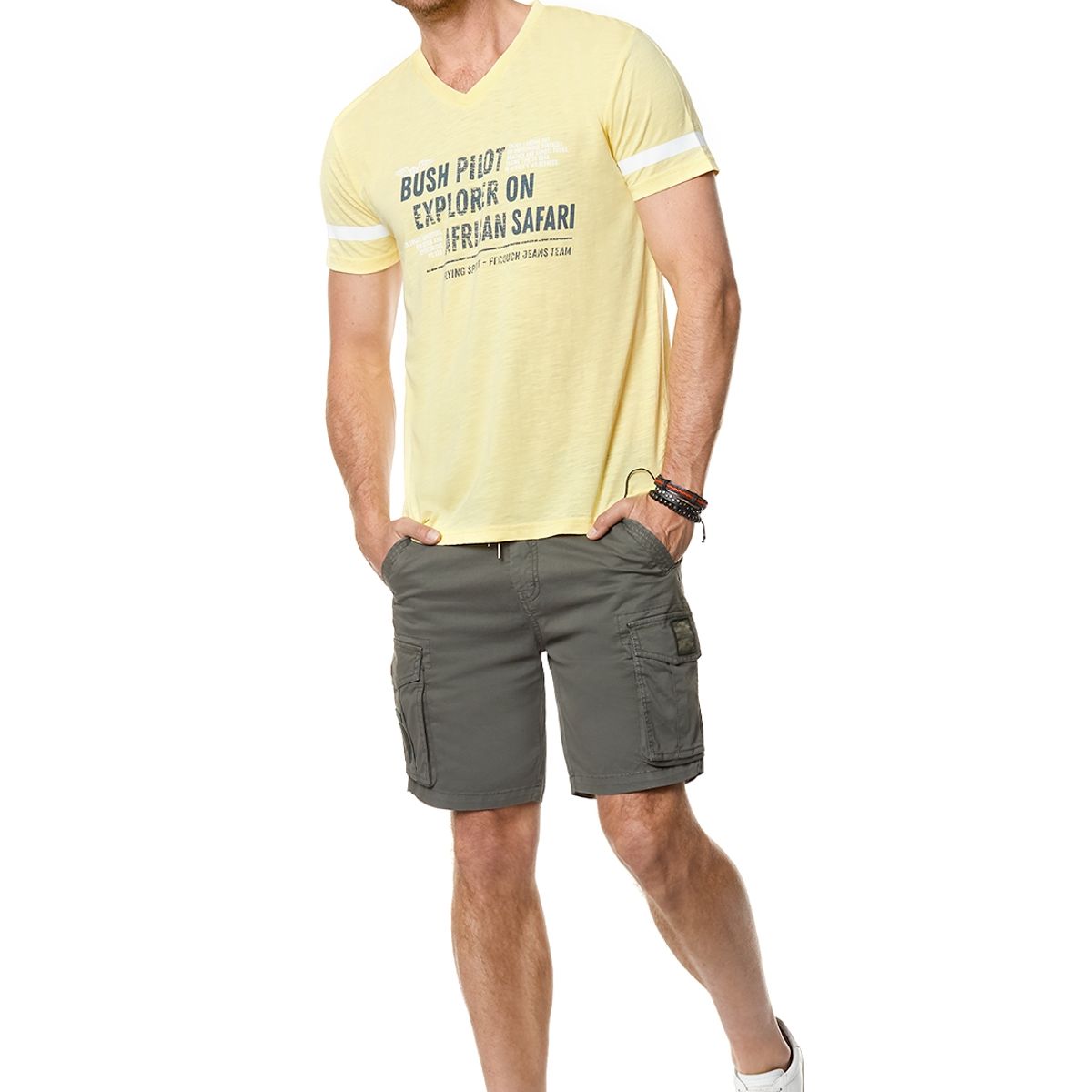 FEROUCH - Polera Malibú Amarillo Ferouch