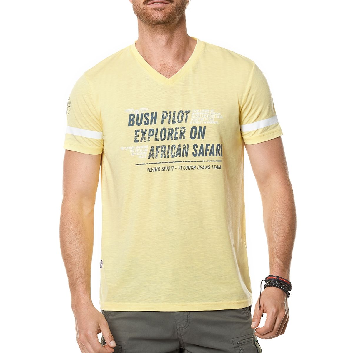 FEROUCH - Polera Malibú Amarillo Ferouch