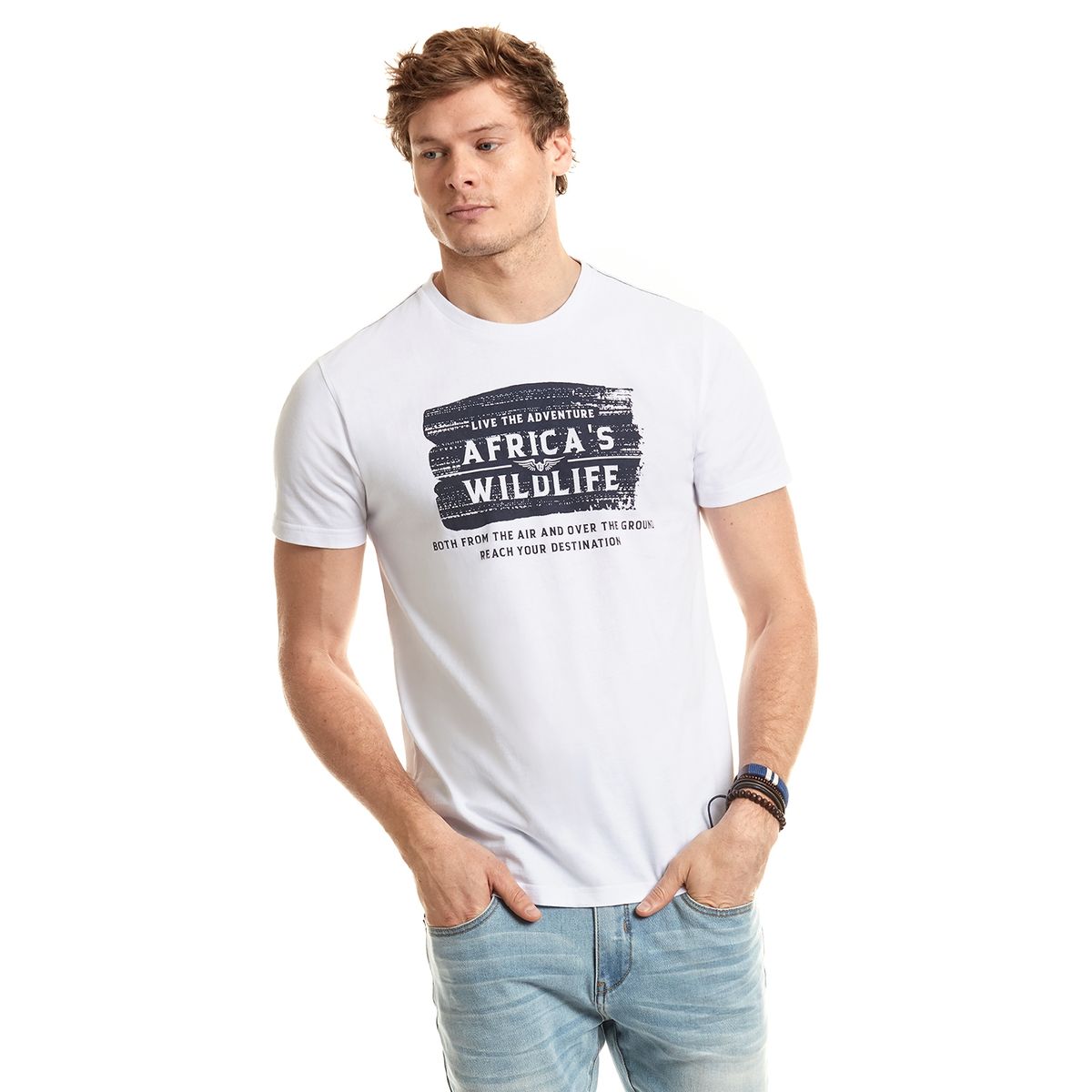 FEROUCH - Polera South Dakota Blanco Ferouch