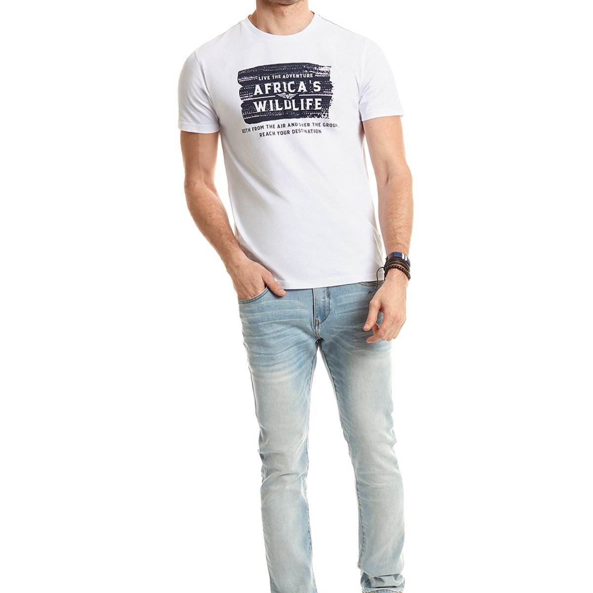 FEROUCH - Polera South Dakota Blanco Ferouch