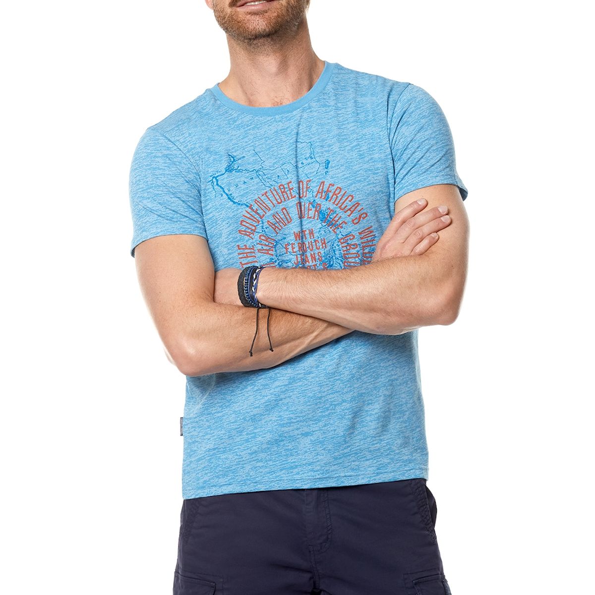 FEROUCH - Polera Sarasota Azul Ferouch