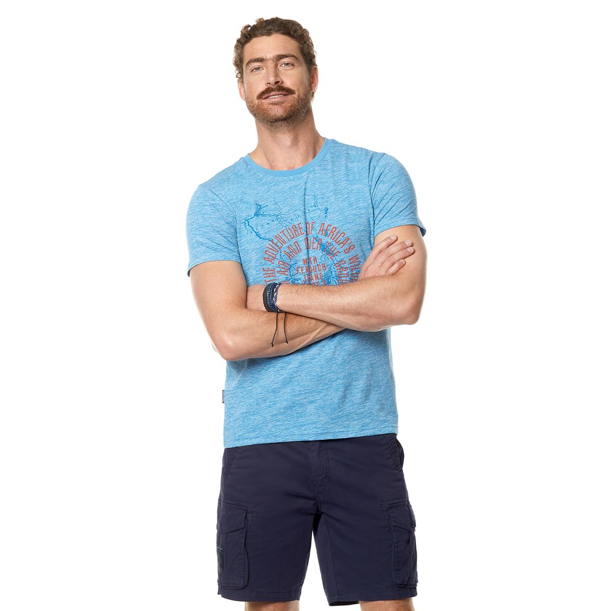 FEROUCH - Polera Sarasota Azul Ferouch